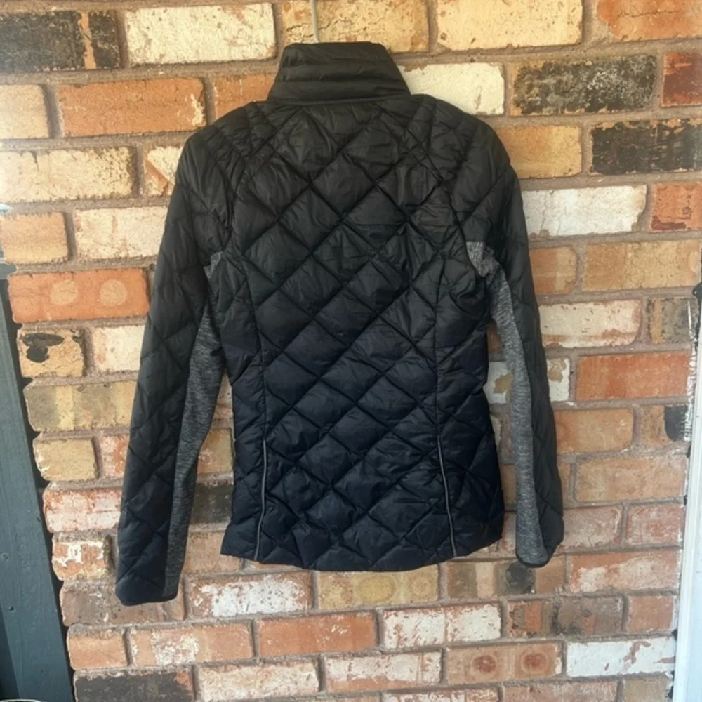Lululemon Athletica Run Reversible Turn Around 650 Fill Down Black Jacket Sz 4